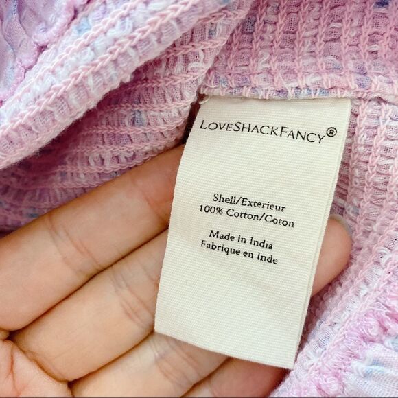 LoveShackFancy Aveline Cotton mini Dress - Passion Purple Lx Shophop Spring 2021 - Picture 10 of 10